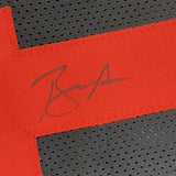 FRAMED Autographed/Signed BRANDON AIYUK 33x42 San Francisco Black Jersey JSA COA