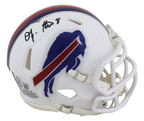 Bills O.J. Howard Authentic Signed Speed Mini Helmet Autographed BAS Witnessed