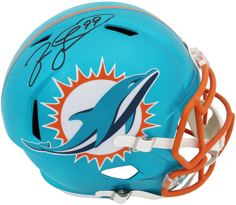 Jason Taylor Signed Dolphins FLASH Riddell Full Size Speed Rep Helmet - (SS COA)