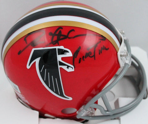 Deion Sanders Signed Atlanta Falcons 66-69 Mini Helmet w/Primtime-Beckett W Holo
