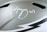 Darren Sproles Signed Eagles F/S Flash Speed Helmet w/SB Champs-Beckett W Holo