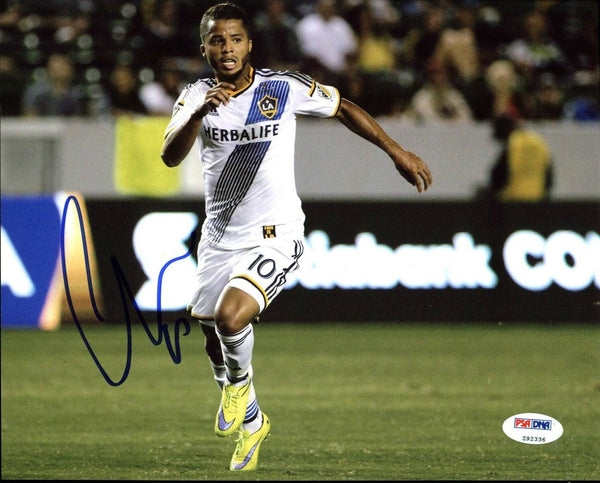 Giovani Dos Santos Galaxy Soccer Authentic Signed 8X10 Photo PSA/DNA #Z92336