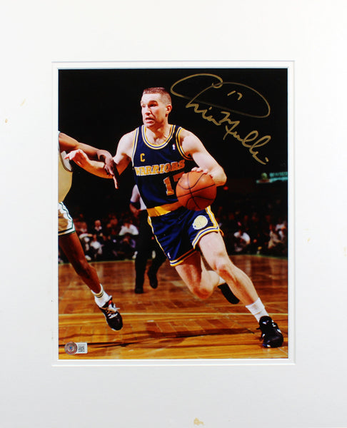 Warriors Chris Mullin Authentic Signed 11x14 Matted Photo BAS #BD23761