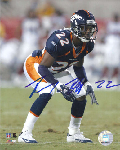 Domonique Foxworth Autographed/Signed Denver Broncos 8x10 Photo 11333