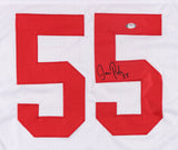 Jason Peter Signed Nebraska Cornhuskers Jersey (PSA COA) 1998 Carolina 1st Rd Pk