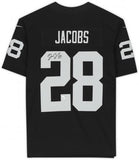 Framed Josh Jacobs Las Vegas Raiders Signed Black Limited Game Jersey