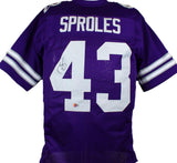 Darren Sproles Autographed Purple College Style Jersey *UP-Beckett W Hologram
