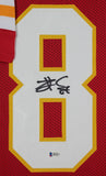 Travis Kelce Autographed & Framed Red Chiefs Jersey Auto Beckett COA