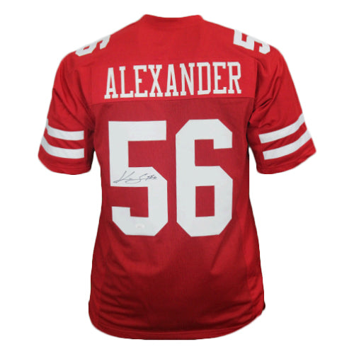 Kwon Alexander Autographed Pro Style Football Jersey Red
