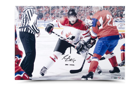 Sean Couturier Signed & Inscribed Team Canada Hockey Picture