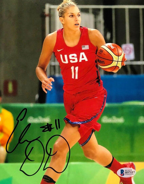 Elena Delle Donne Team USA Signed 8x10 Photo Beckett