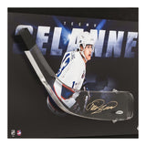Teemu Selanne Autographed Acrylic Stick Blade with Shadow Watcher Picture Framed