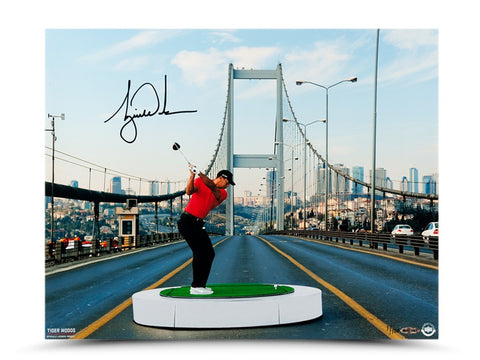 Tiger Woods Autographed "The Bridge" 16 x 20