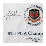 Tiger Woods Autographed & Embroidered 1999 PGA Championship Pin Flag