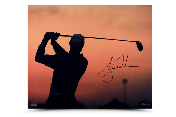 Tiger Woods Autographed Sunrise Picture