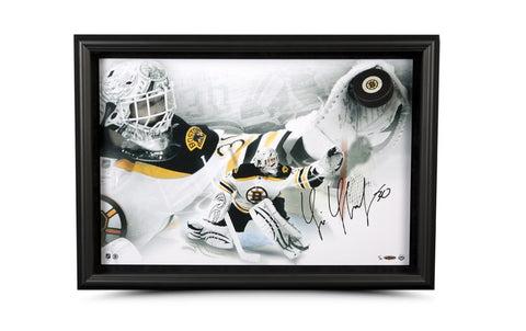 Tim Thomas Signed & Limited Breaking Through Picture